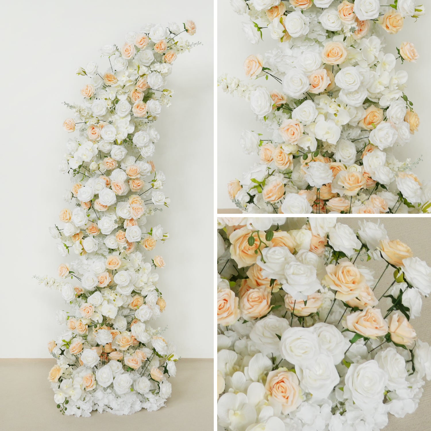 Champagne Crocus Wedding Event Floral Arch 2 picture